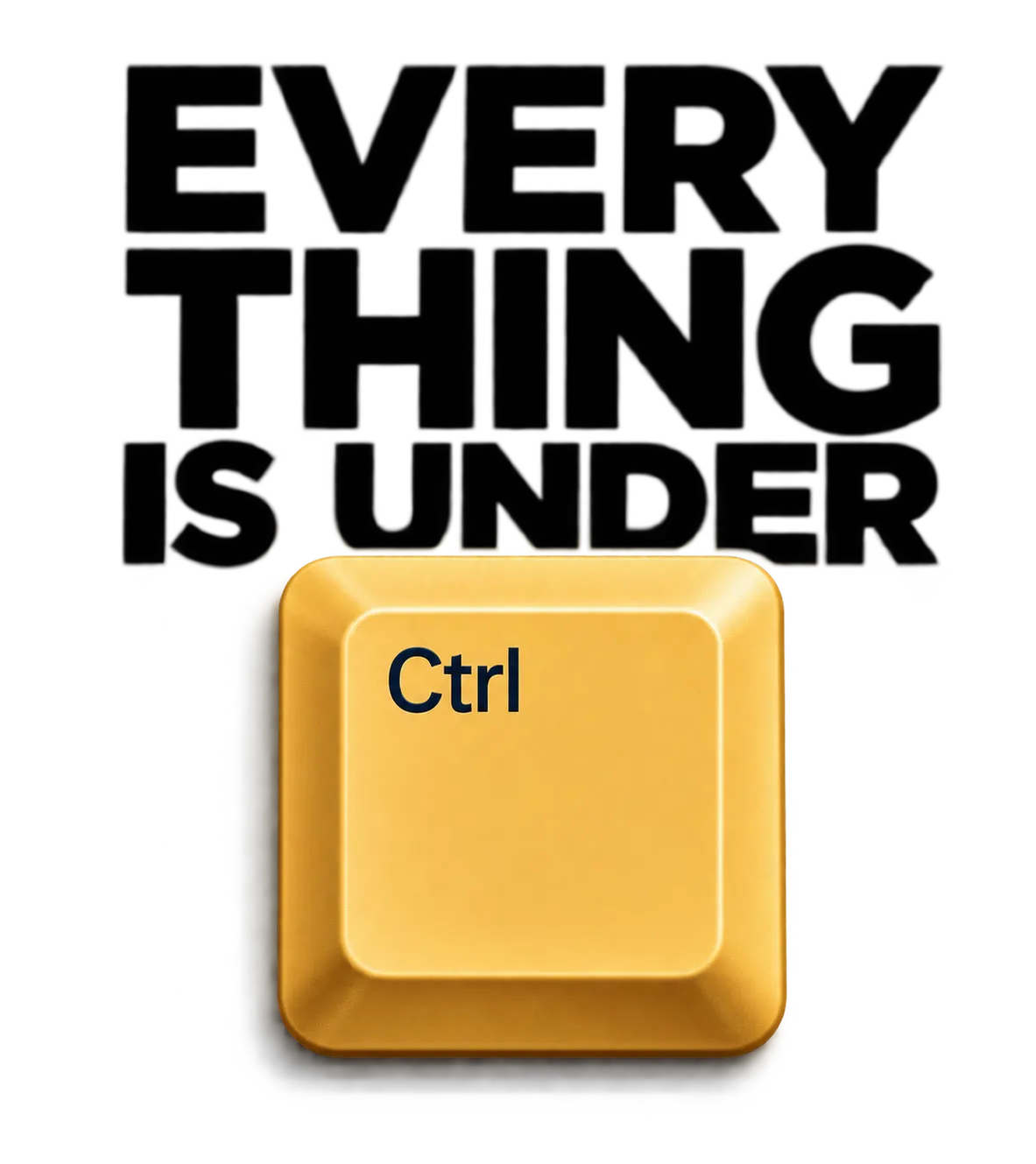 مفتاح Ctrl ذهبي